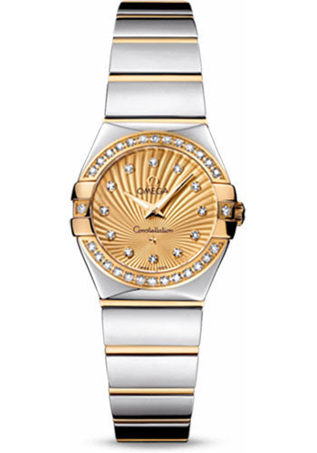 Pre-owned Omega Ladies Constellation Polished — 123.25.24.60.58.002