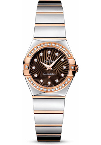 Pre-owned Omega Ladies Constellation Polished — 123.25.24.60.63.002