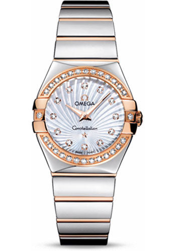 Pre-owned Omega Ladies Constellation Polished — 123.25.27.60.55.006