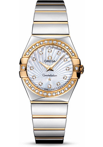 Pre-owned Omega Ladies Constellation Polished — 123.25.27.60.55.008