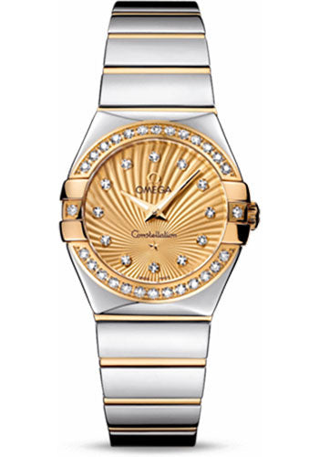 Pre-owned Omega Ladies Constellation Polished — 123.25.27.60.58.002