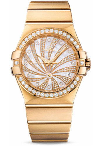 Pre-owned Omega Ladies Constellation Luxury — 123.55.35.20.55.001