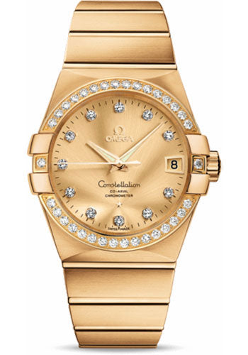 Pre-owned Omega Gents Constellation Chronometer — 123.55.38.21.58.001