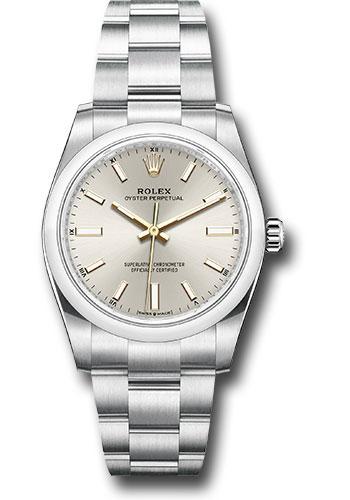 Pre-owned Rolex Oyster Perpetual 34 — 124200