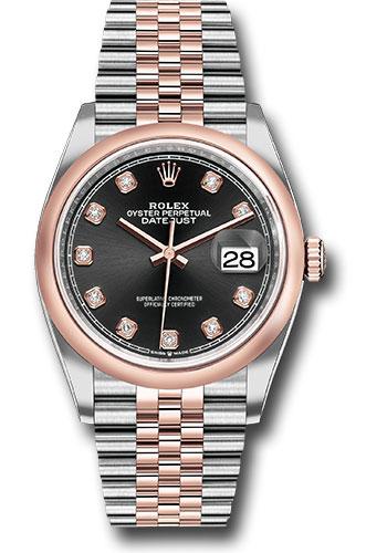 Pre-owned Rolex Steel and Everose — 126201