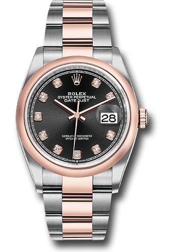 Pre-owned Rolex Steel and Everose — 126201