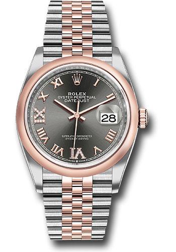Pre-owned Rolex Steel and Everose — 126201