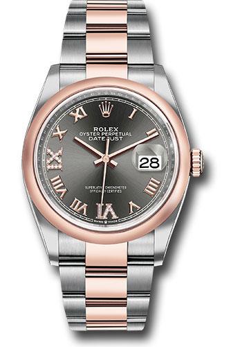 Pre-owned Rolex Steel and Everose — 126201