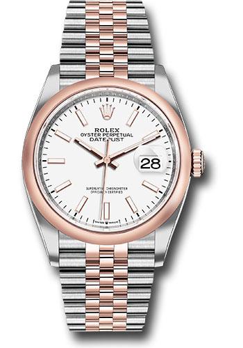 Pre-owned Rolex Steel and Everose — 126201