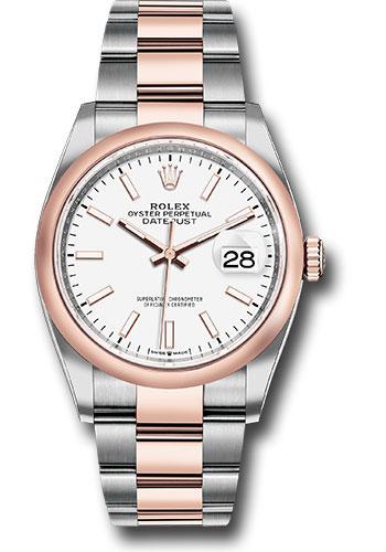Pre-owned Rolex Steel and Everose — 126201