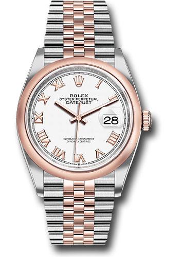 Pre-owned Rolex Steel and Everose — 126201