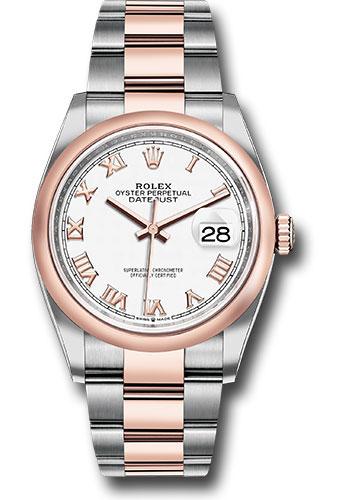 Pre-owned Rolex Steel and Everose — 126201