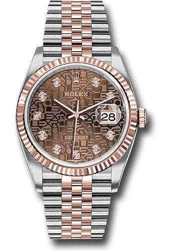 Pre-owned Rolex Steel and Everose — 126231