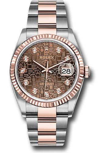 Pre-owned Rolex Steel and Everose — 126231