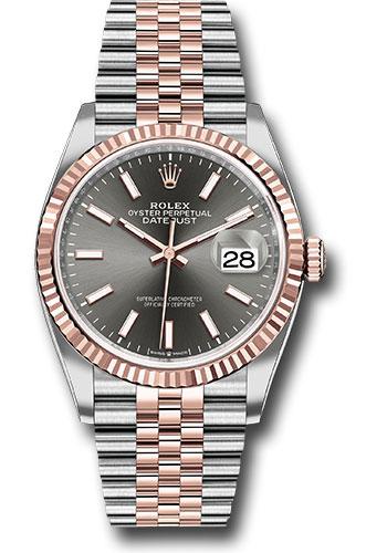 Pre-owned Rolex Steel and Everose — 126231