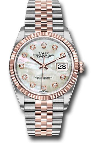 Pre-owned Rolex Steel and Everose — 126231
