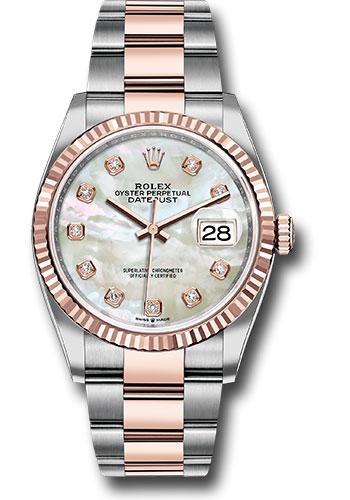 Pre-owned Rolex Steel and Everose — 126231