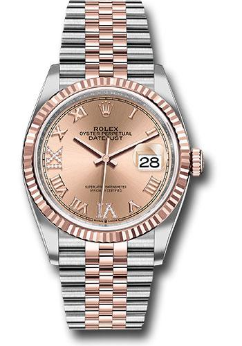 Pre-owned Rolex Steel and Everose — 126231