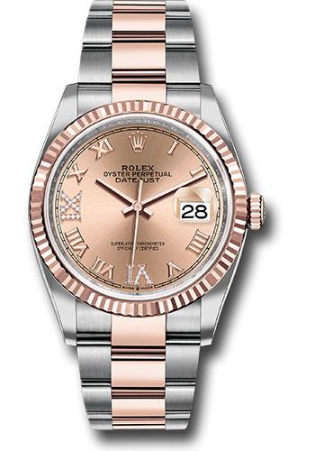 Pre-owned Rolex Steel and Everose — 126231