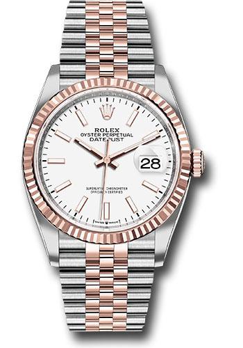 Pre-owned Rolex Steel and Everose — 126231