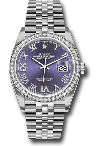 Pre-owned Rolex Steel Datejust 36 — 126284RBR