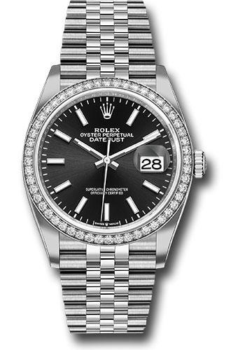 Pre-owned Rolex Steel Datejust 36 — 126284RBR