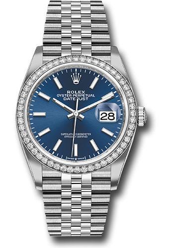 Pre-owned Rolex Steel Datejust 36 — 126284RBR
