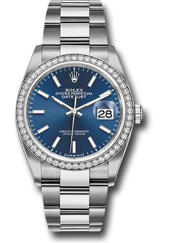 Pre-owned Rolex Steel Datejust 36 — 126284RBR