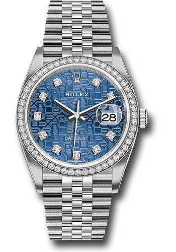 Pre-owned Rolex Steel Datejust 36 — 126284RBR