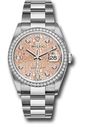 Pre-owned Rolex Steel Datejust 36 — 126284RBR