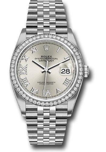 Pre-owned Rolex Steel Datejust 36 — 126284RBR