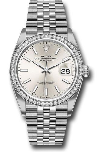 Pre-owned Rolex Steel Datejust 36 — 126284RBR