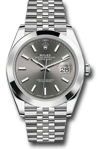 Pre-owned Rolex Steel Datejust 41 — 126300