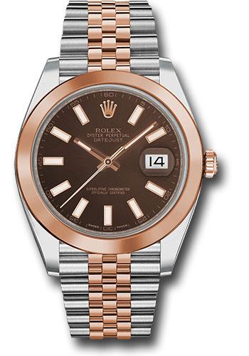 Pre-owned Rolex Steel and Everose — 126301