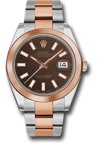 Pre-owned Rolex Steel and Everose — 126301