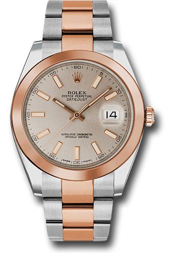 Pre-owned Rolex Steel and Everose — 126301