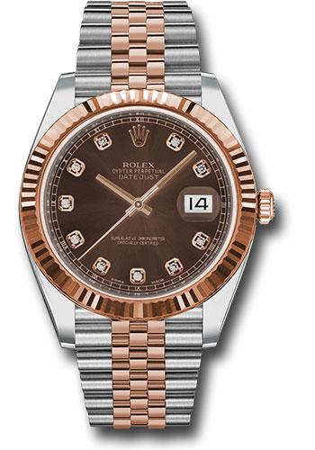 Pre-owned Rolex Steel and Everose — 126331