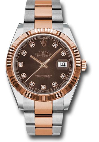 Pre-owned Rolex Steel and Everose — 126331