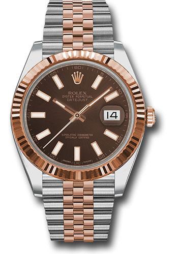Pre-owned Rolex Steel and Everose — 126331