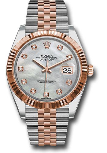 Pre-owned Rolex Steel and Everose — 126331