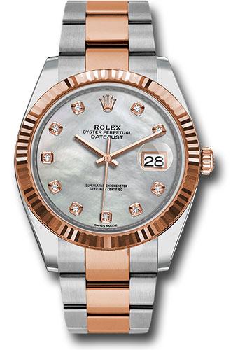 Pre-owned Rolex Steel and Everose — 126331