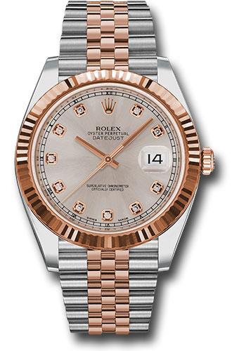 Pre-owned Rolex Steel and Everose — 126331