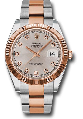 Pre-owned Rolex Steel and Everose — 126331