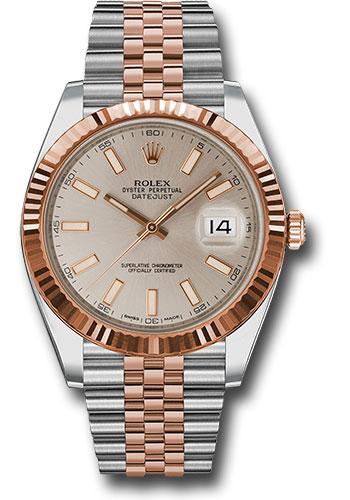 Pre-owned Rolex Steel and Everose — 126331