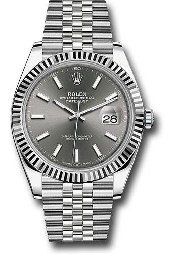 Pre-owned Rolex Steel and White — 126334