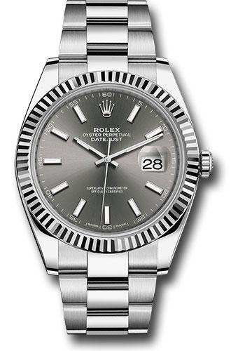 Pre-owned Rolex Steel and White — 126334