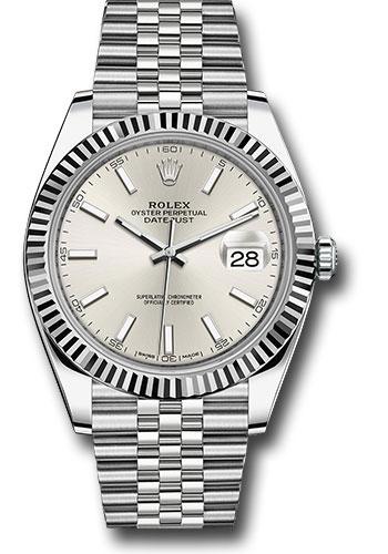Pre-owned Rolex Steel and White — 126334