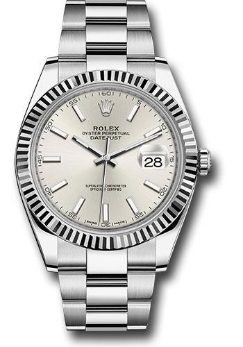 Pre-owned Rolex Steel and White — 126334