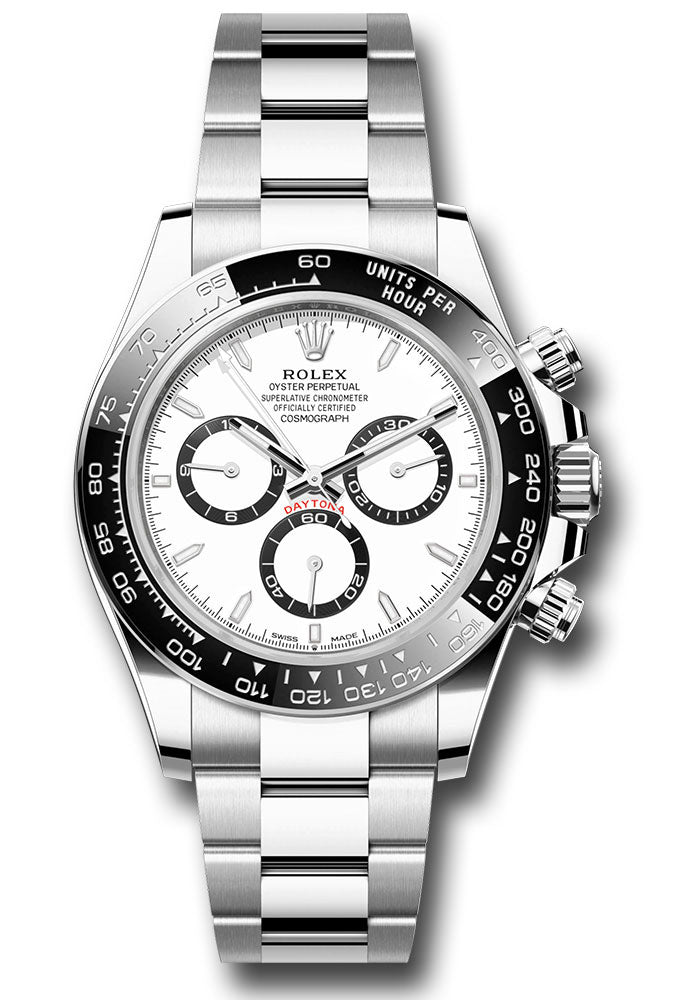 Rolex Daytona Chronograph White Index Dial Black Cerachrom Bezel 126500LN Panda