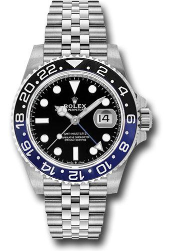 Pre-owned Rolex Steel GMT-Master II — 126710BLNR